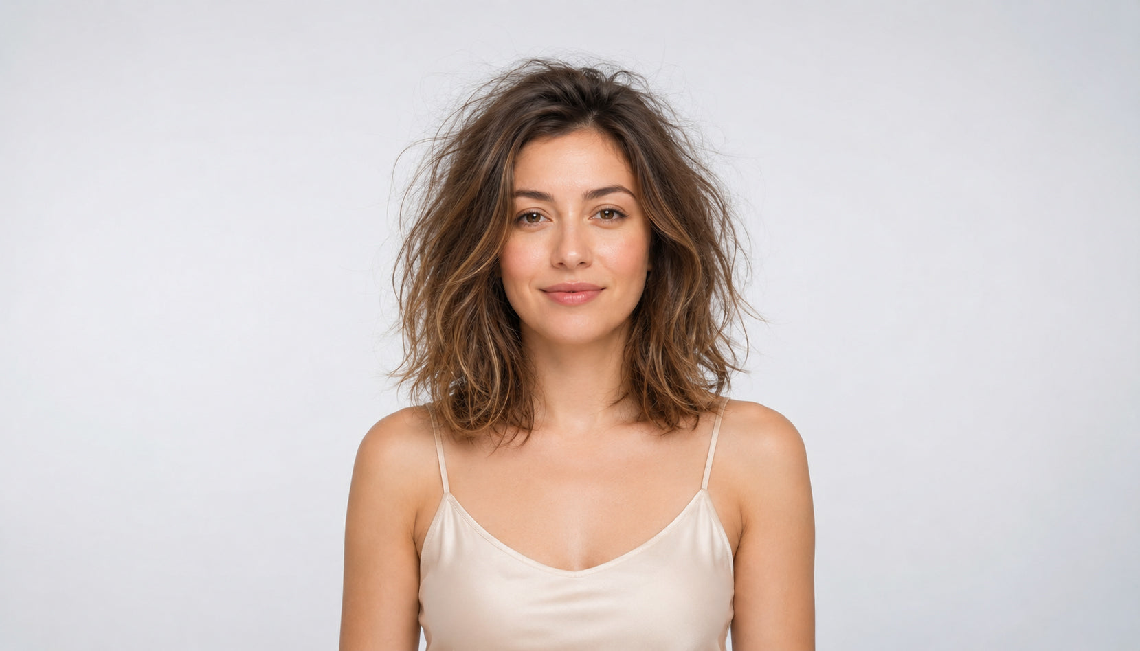 Hair and skin before switching to RENESSY silk
